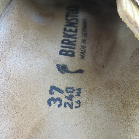 Birkenstock Boston Clogs Corduroy Suede – Mustard Yellow 37 Or 6.5 - Picture 10 of 11